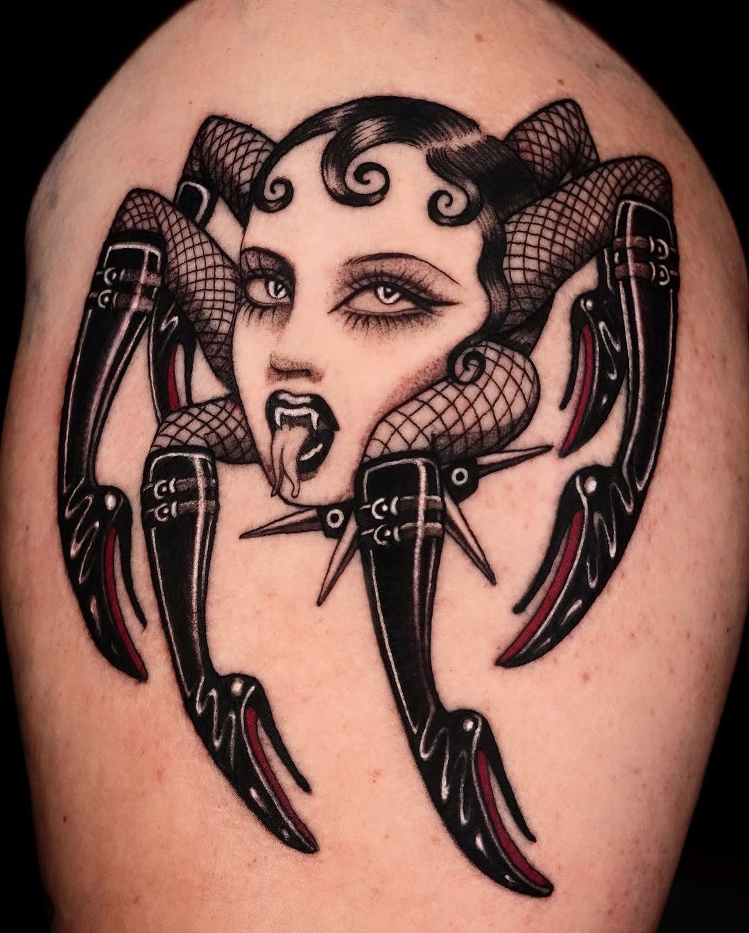 Tattoo by @jaded_youth_ — neo_traditional, dark_realism