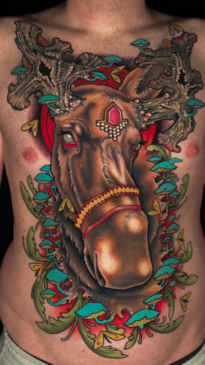 Tattoo by @earthgrasper — neo_traditional, realism