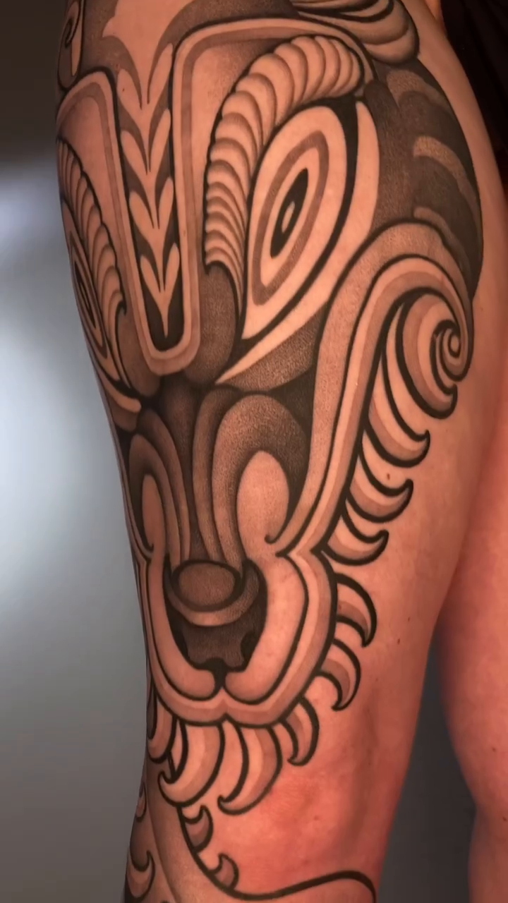 Tattoo by @kairo.tattooer — ornamental, black_and_grey