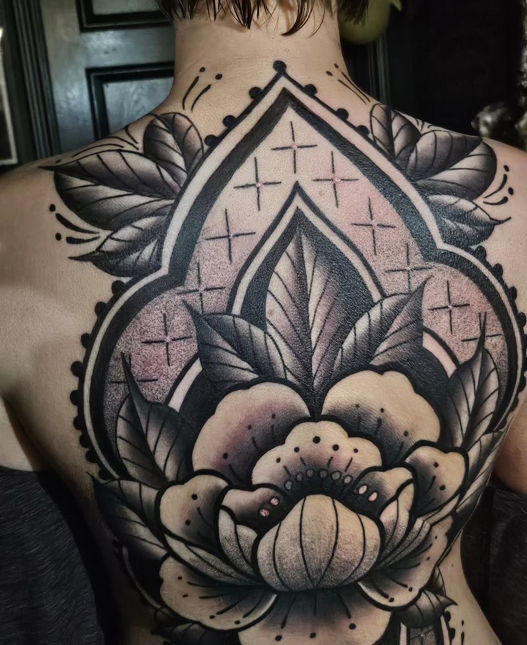 Tattoo by @victoriahtattoos — neo_traditional, black_and_grey