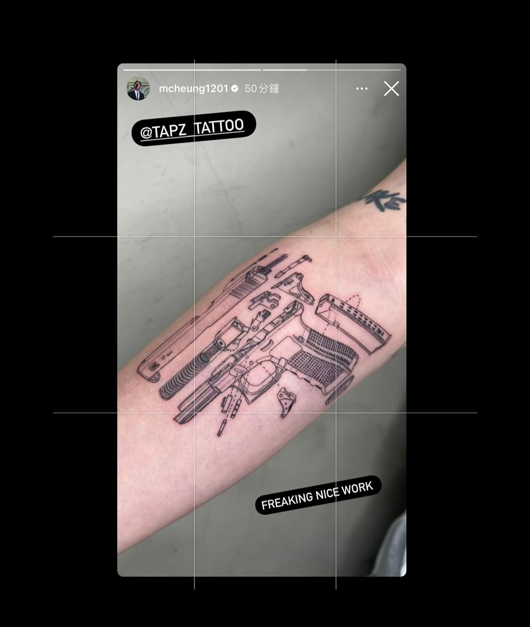 Tattoo by @tapz.zzz — black_and_grey, realism