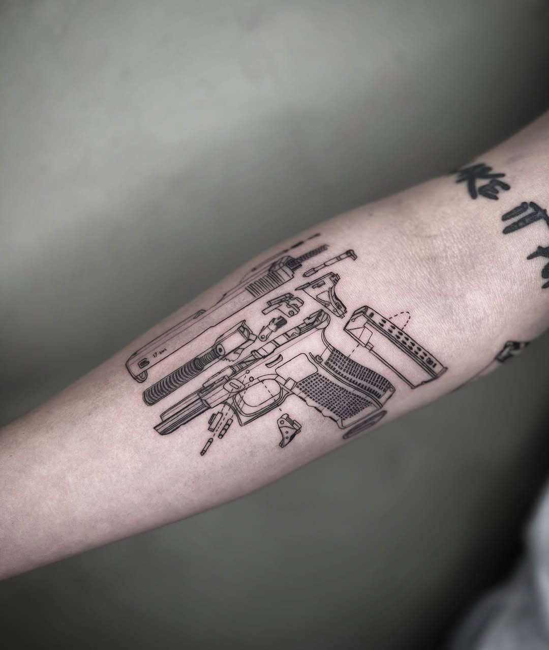 Tattoo by @tapz.zzz — black_and_grey, fine_line