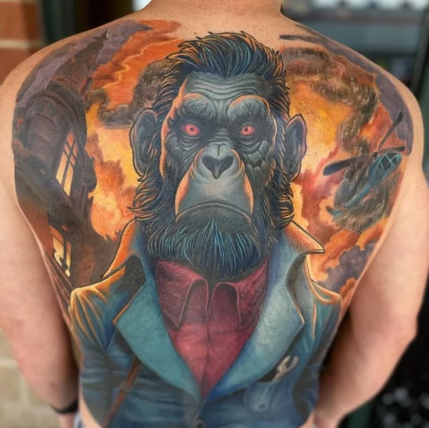 Tattoo by @vendoink — realism, dark_realism