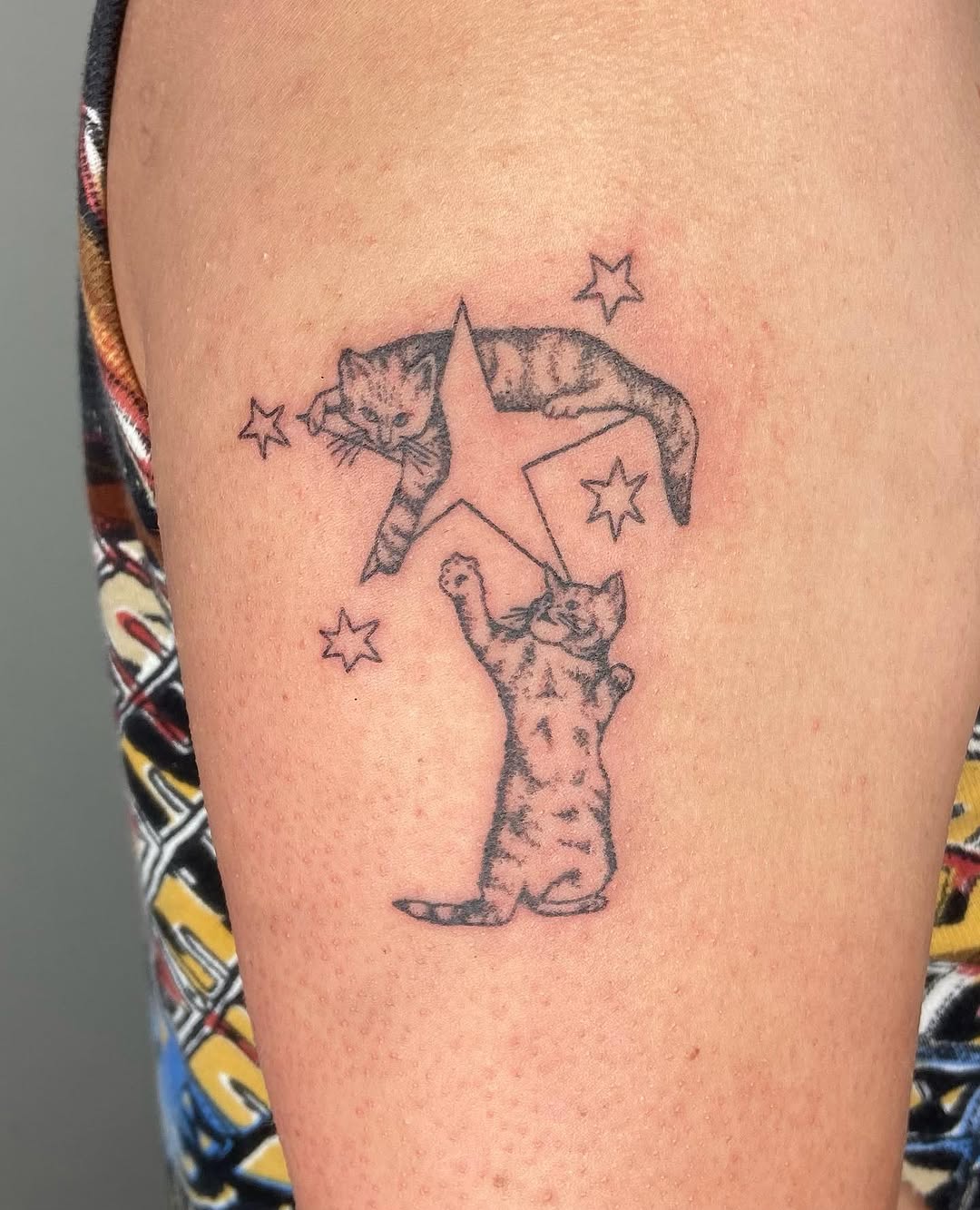 Tattoo by @glittergremliin — illustrative, fine_line