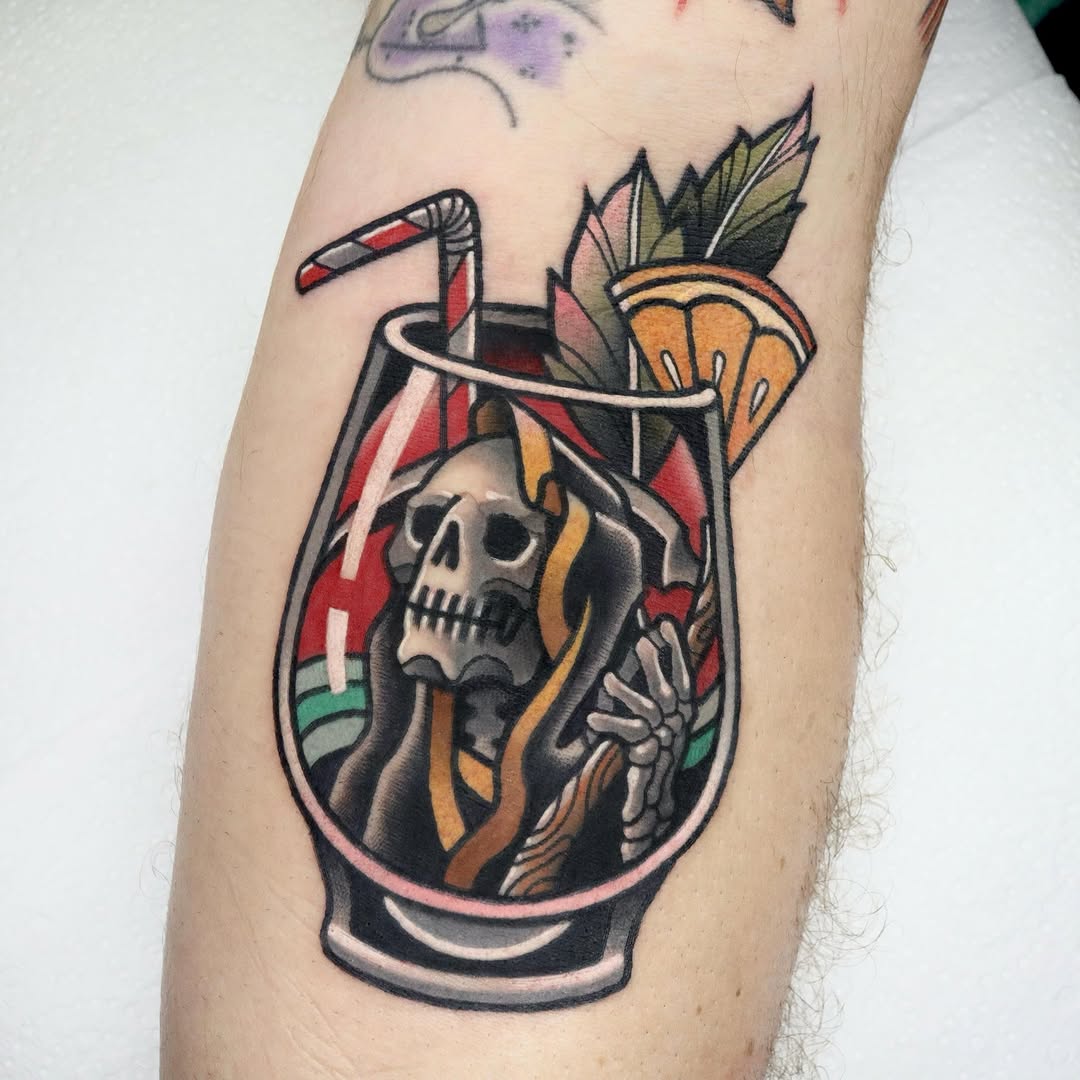Tattoo by @ari_tattooer — american_traditional, illustrative