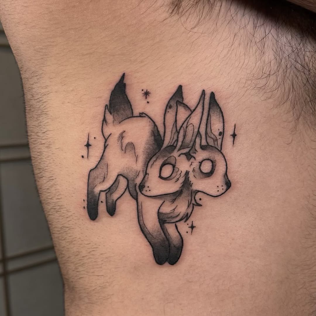 Tattoo by @bloodlust.blaire — illustrative, black_and_grey