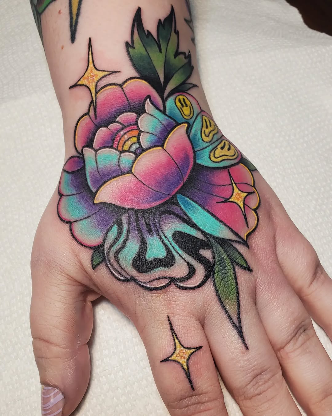 Tattoo by @molly.tattoos — neo_traditional, trash_polka