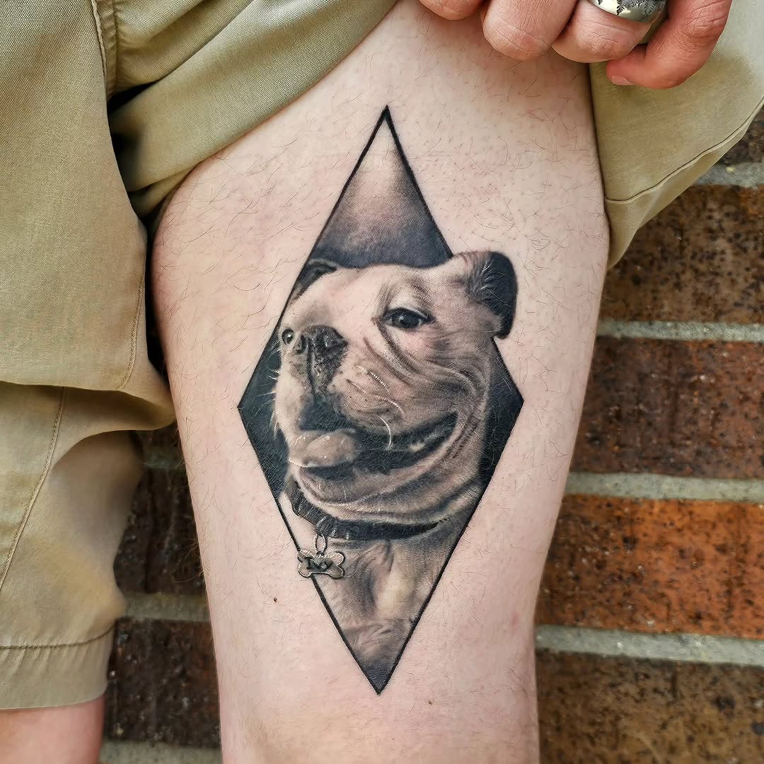 Tattoo by @shariz_2.0 β realism, black_and_grey