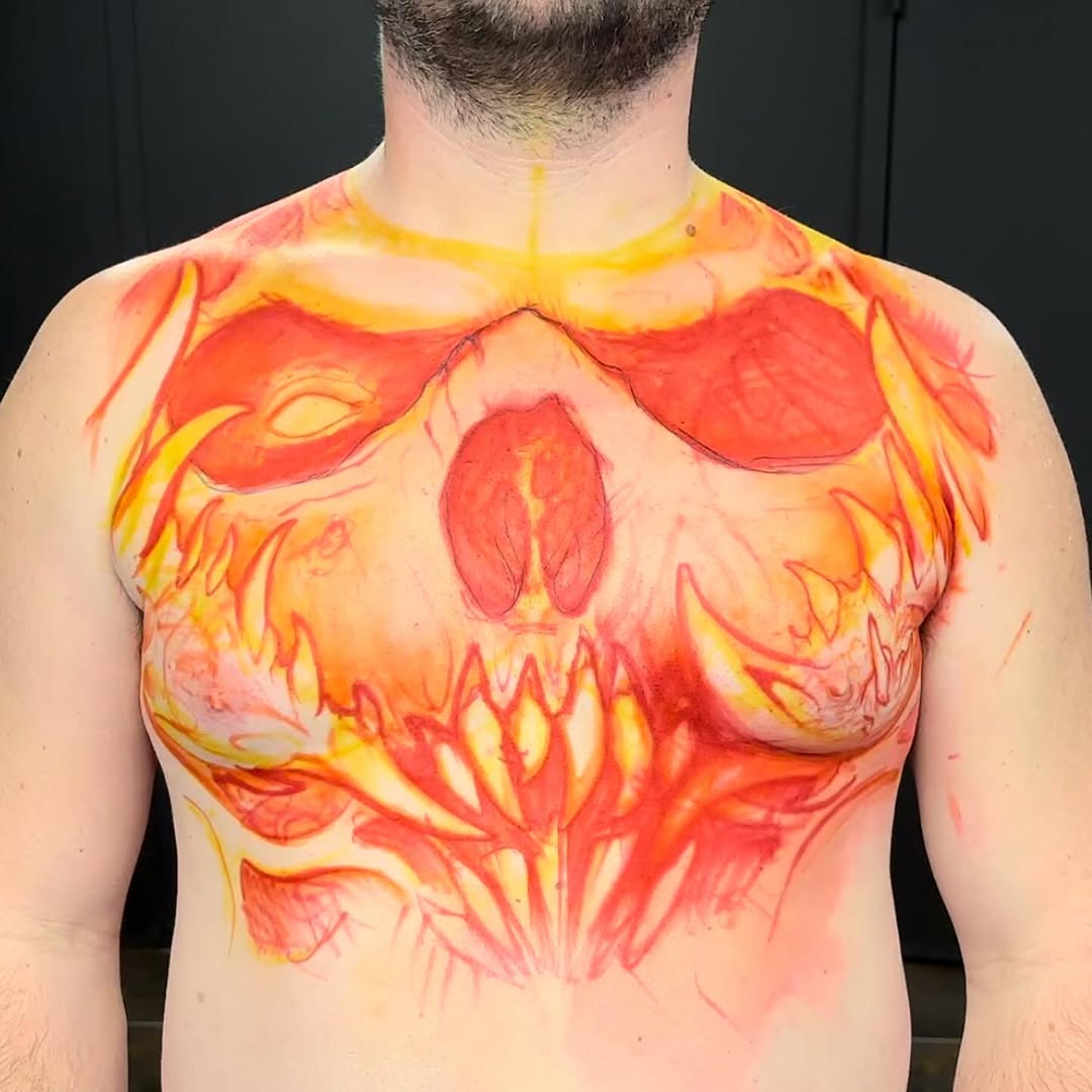 Tattoo by @aaronmtattoos — trash_polka