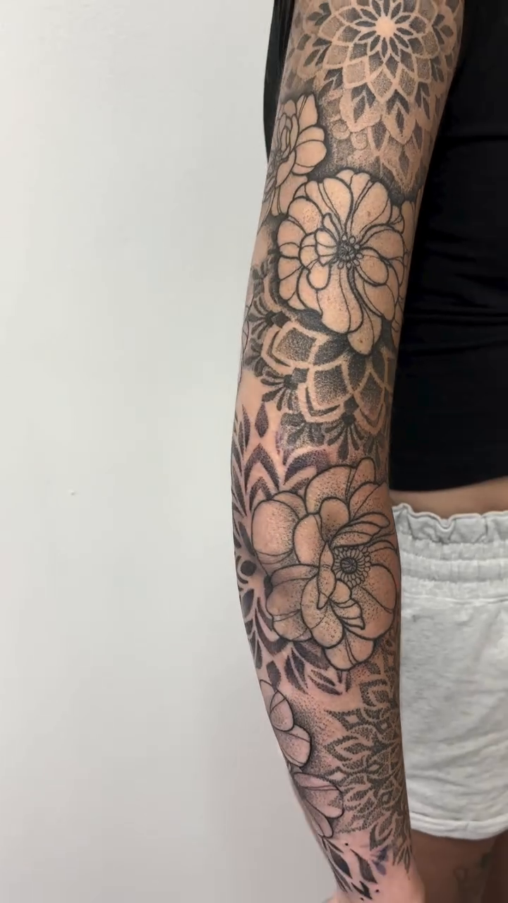Tattoo by @ayanahtattoos — black_and_grey, ornamental