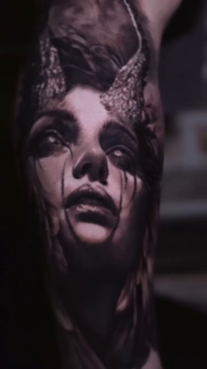 Tattoo by @zach.the.ripperr — dark_realism, black_and_grey