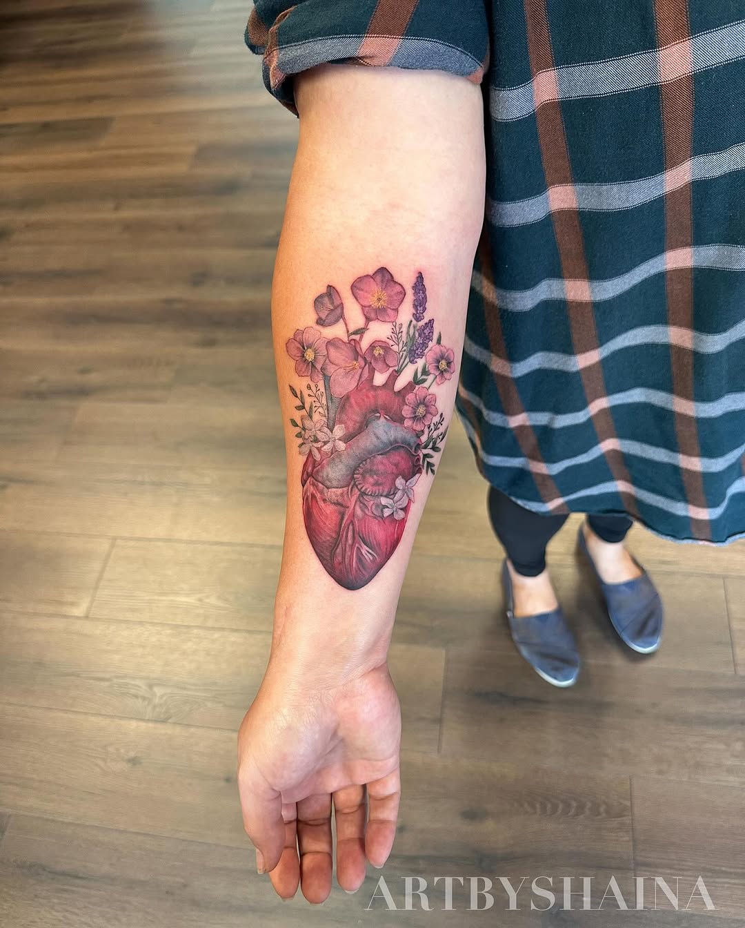 Tattoo by @artbyshaina — realism, black_and_grey
