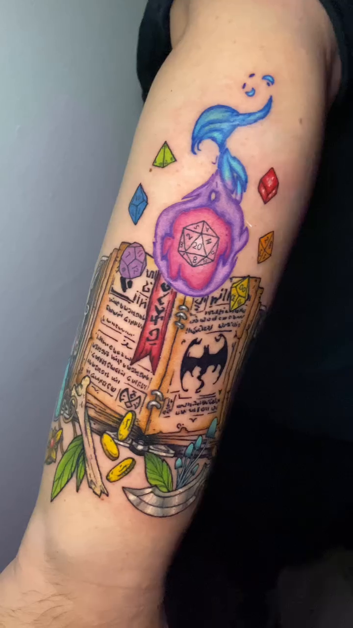 Tattoo by @briscoeartandtattoo — illustrative, neo_traditional