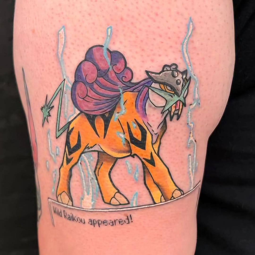 Tattoo by @evandobetattooin — anime, new_school