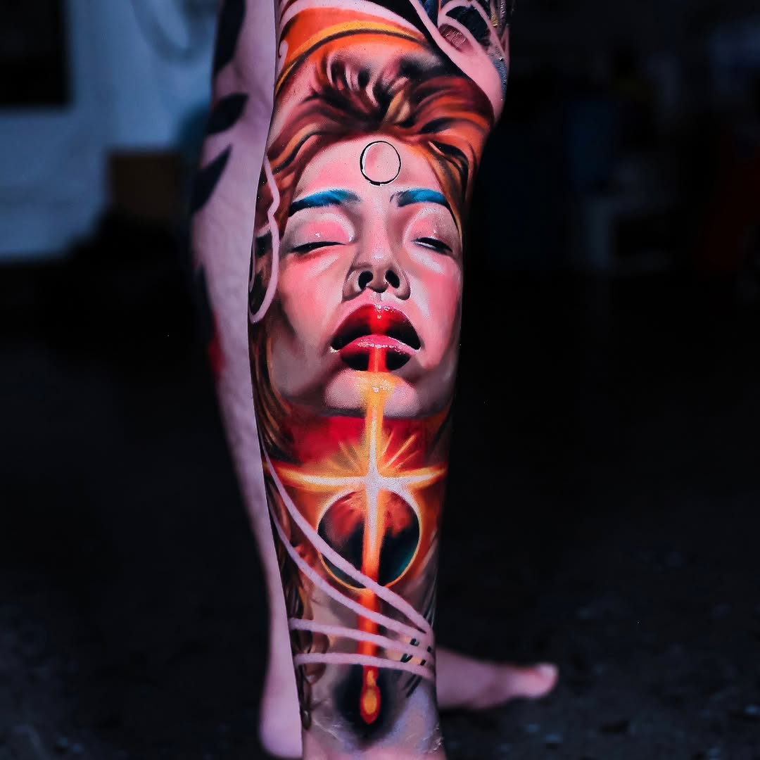 Tattoo by @yoshi.theink β realism, trash_polka