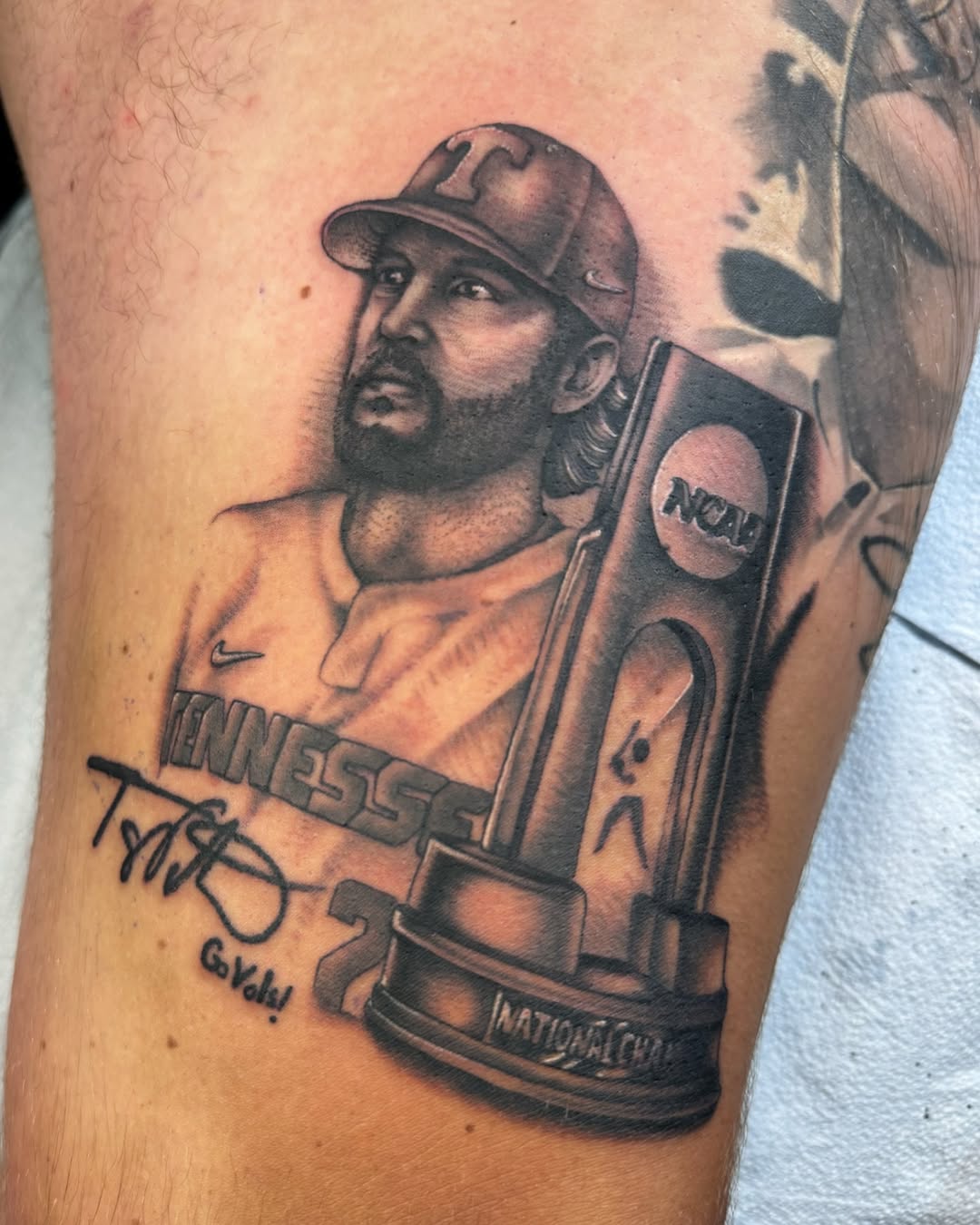 Tattoo by @nicholastidler_tattoos — realism, black_and_grey