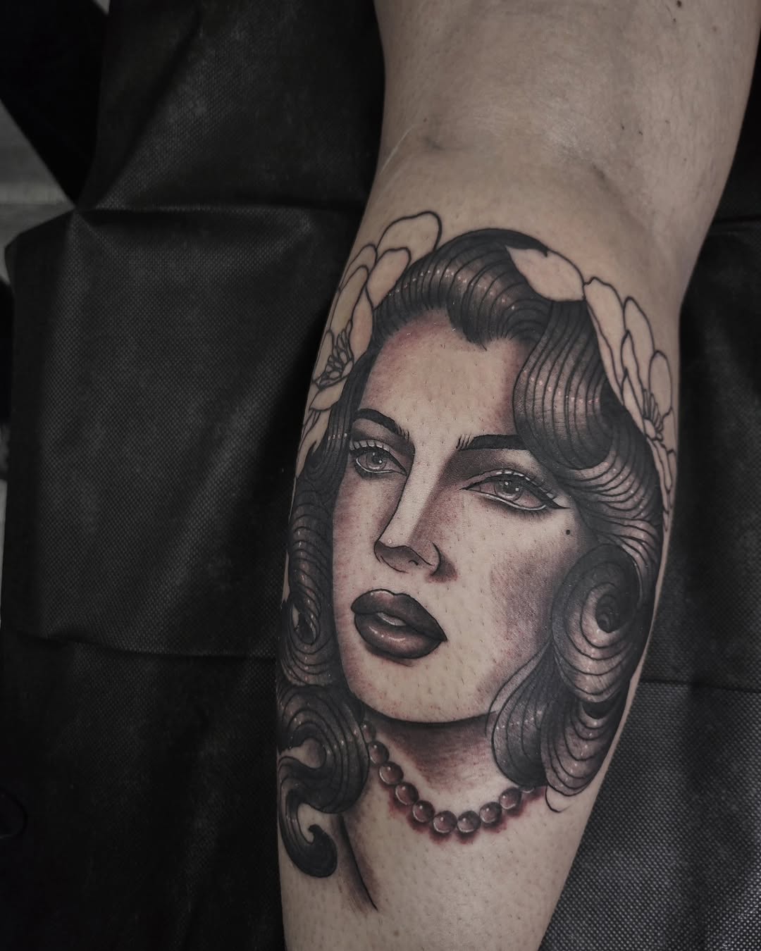 Tattoo by @traviesoxtattoos — black_and_grey, realism