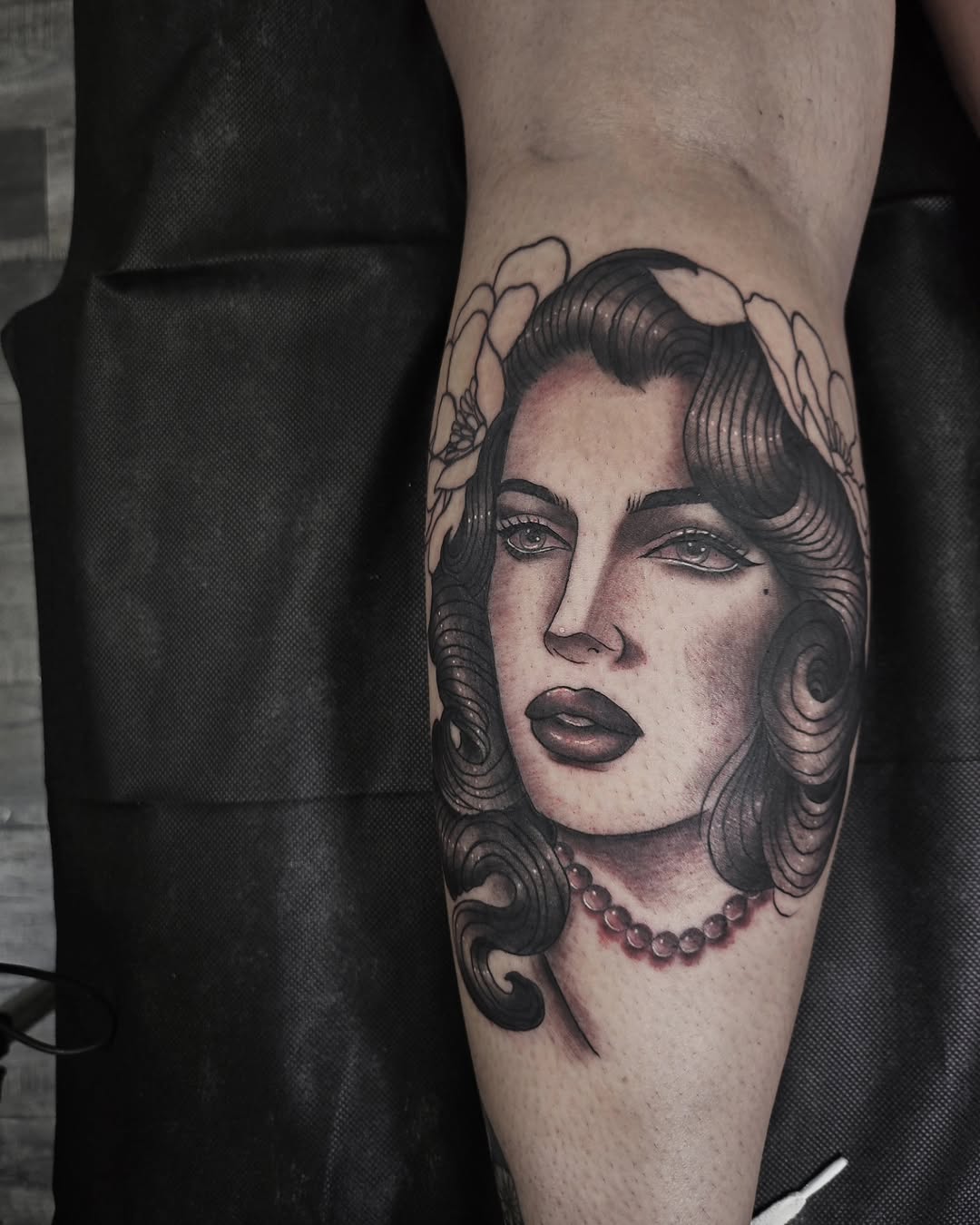 Tattoo by @traviesoxtattoos — realism, black_and_grey