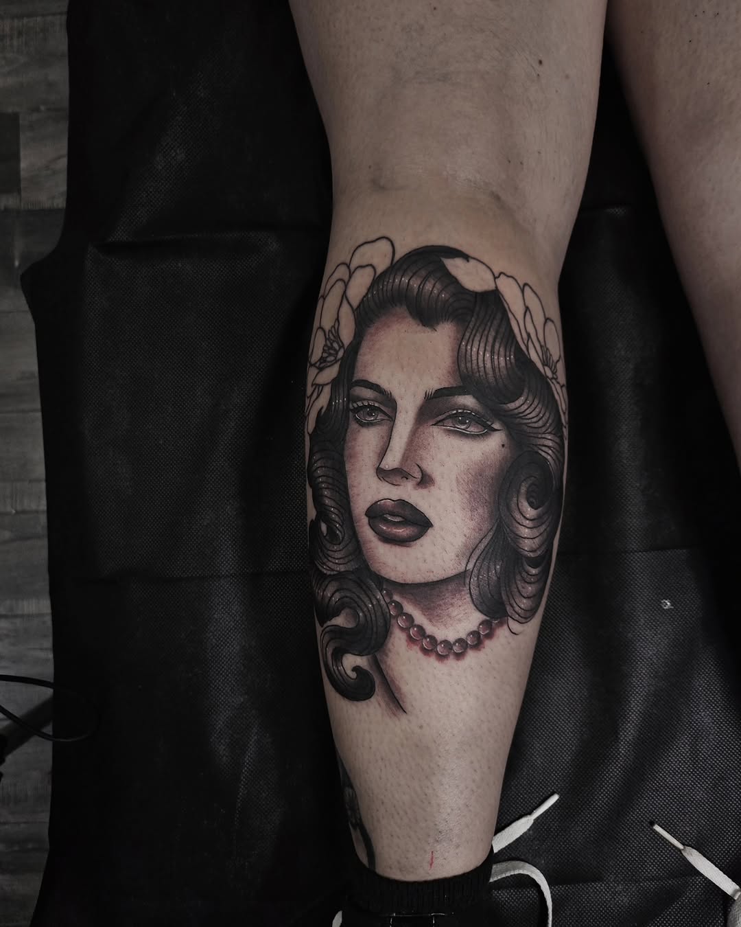 Tattoo by @traviesoxtattoos — black_and_grey, realism
