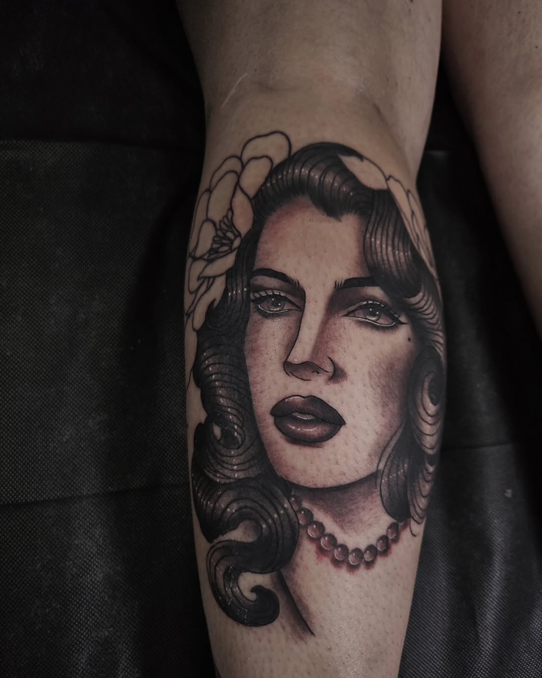 Tattoo by @traviesoxtattoos — realism, black_and_grey