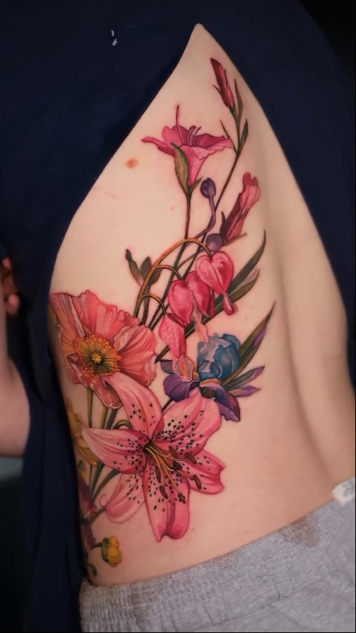 Tattoo by @smilintiger — realism, watercolor