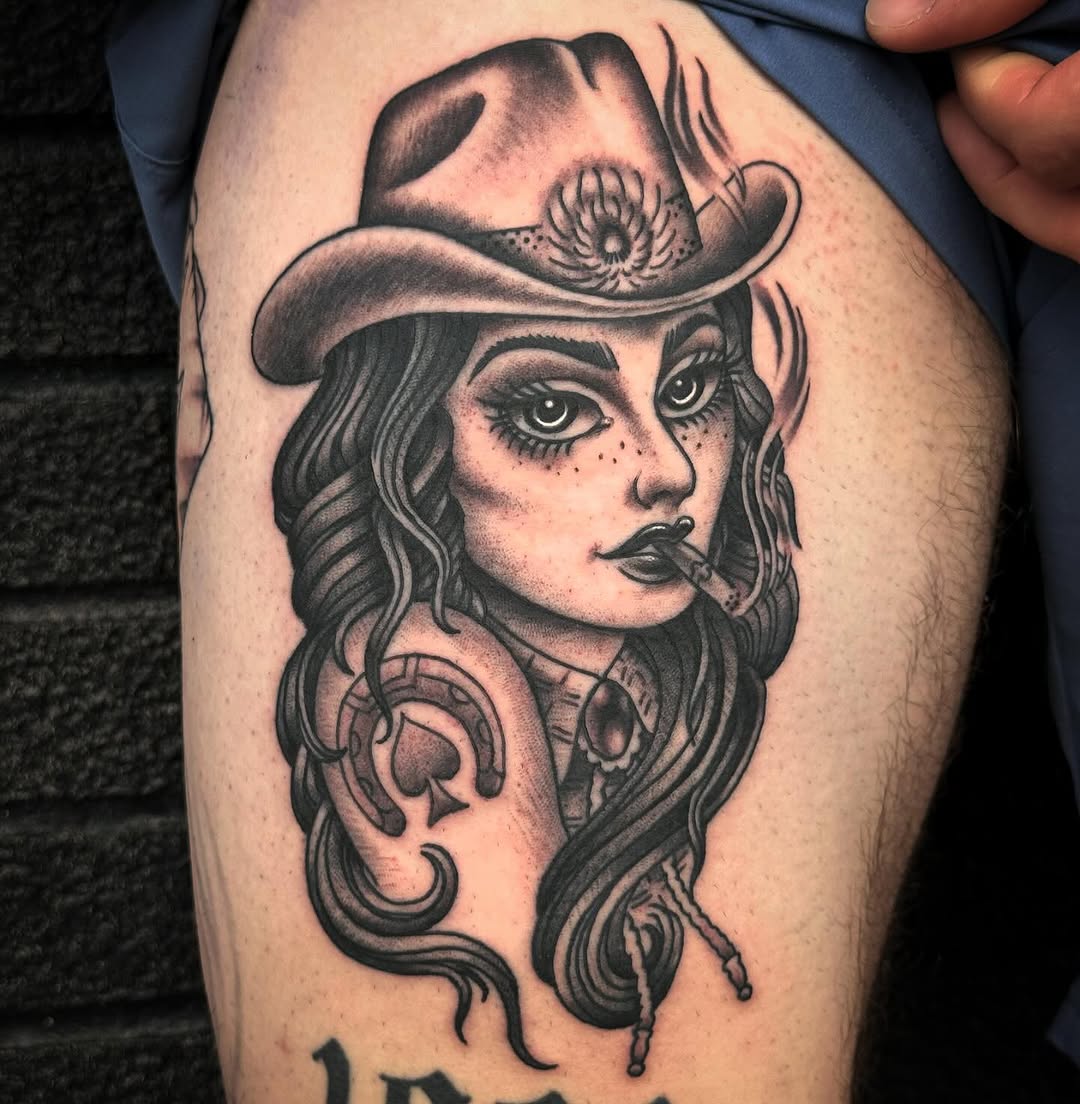 Tattoo by @bryanhumphries_ — neo_traditional, black_and_grey
