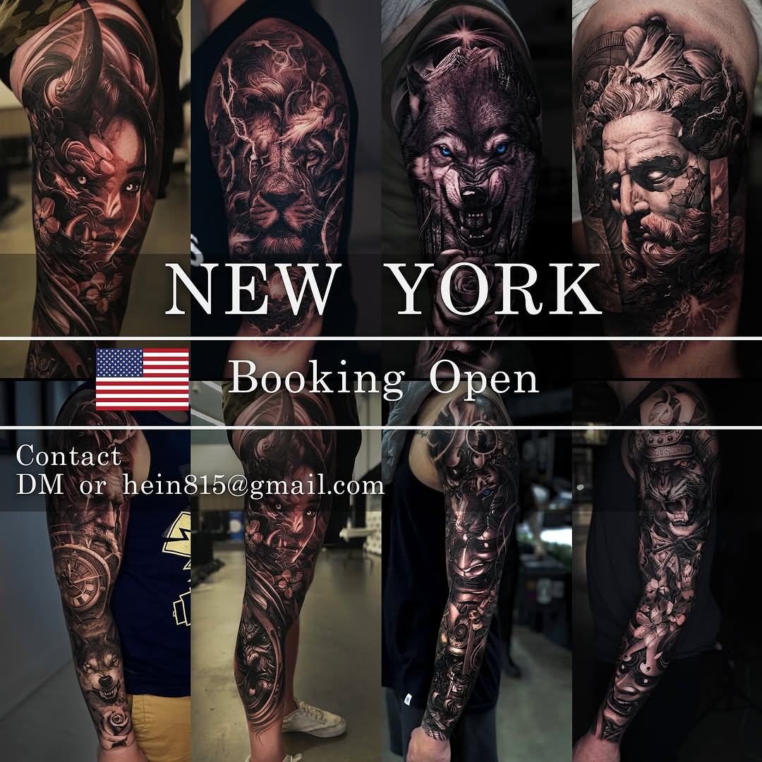 Tattoo by @sumok_tattoo β realism, black_and_grey