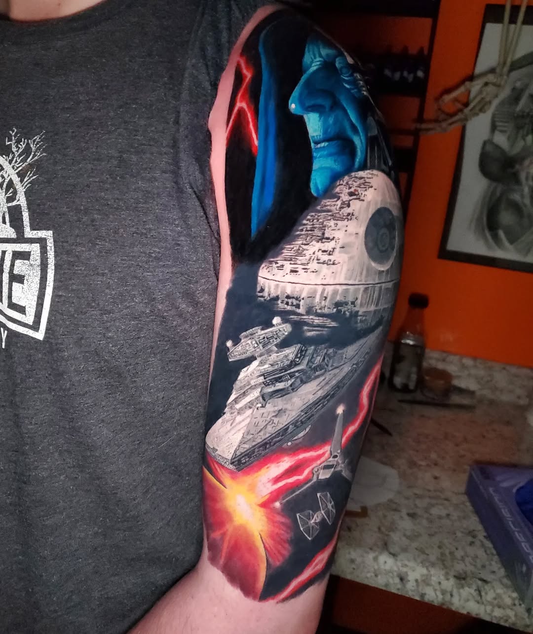 Tattoo by @mandrewtattoo — realism, black_and_grey