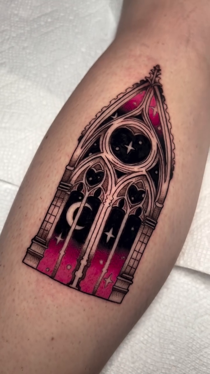 Tattoo by @chloemarietattoos — black_and_grey, ornamental