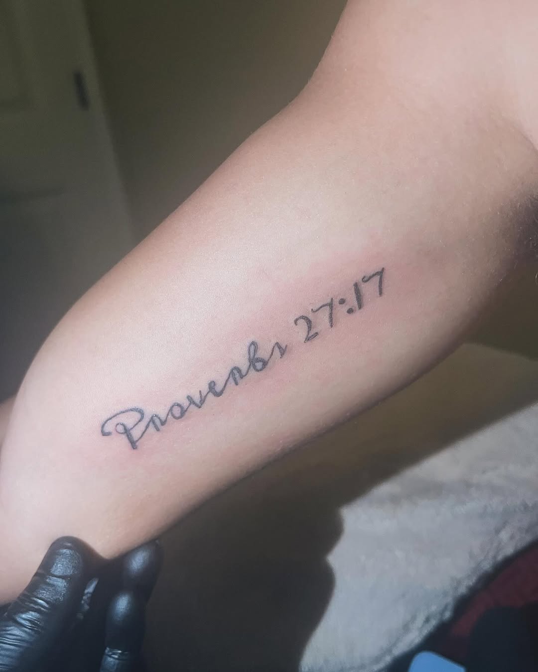 Tattoo by @dba_tattoos — lettering_script, fine_line