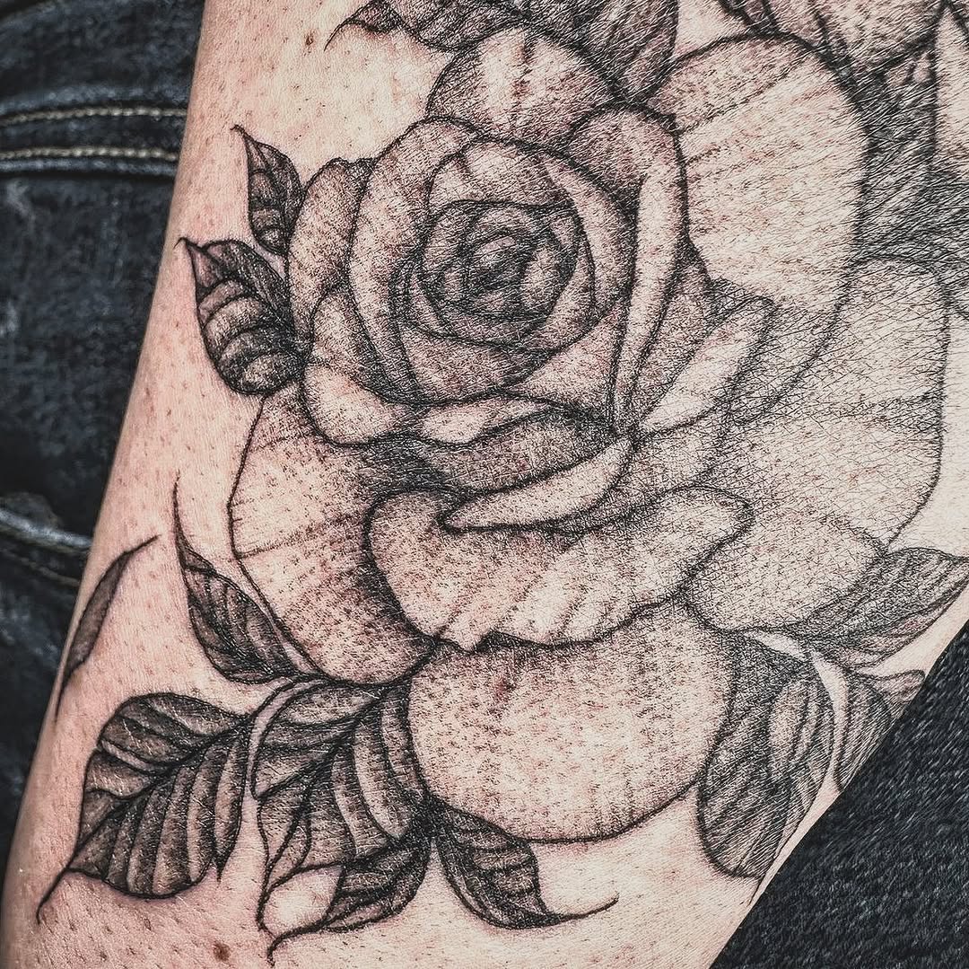 Tattoo by @tattooedbyaim — black_and_grey