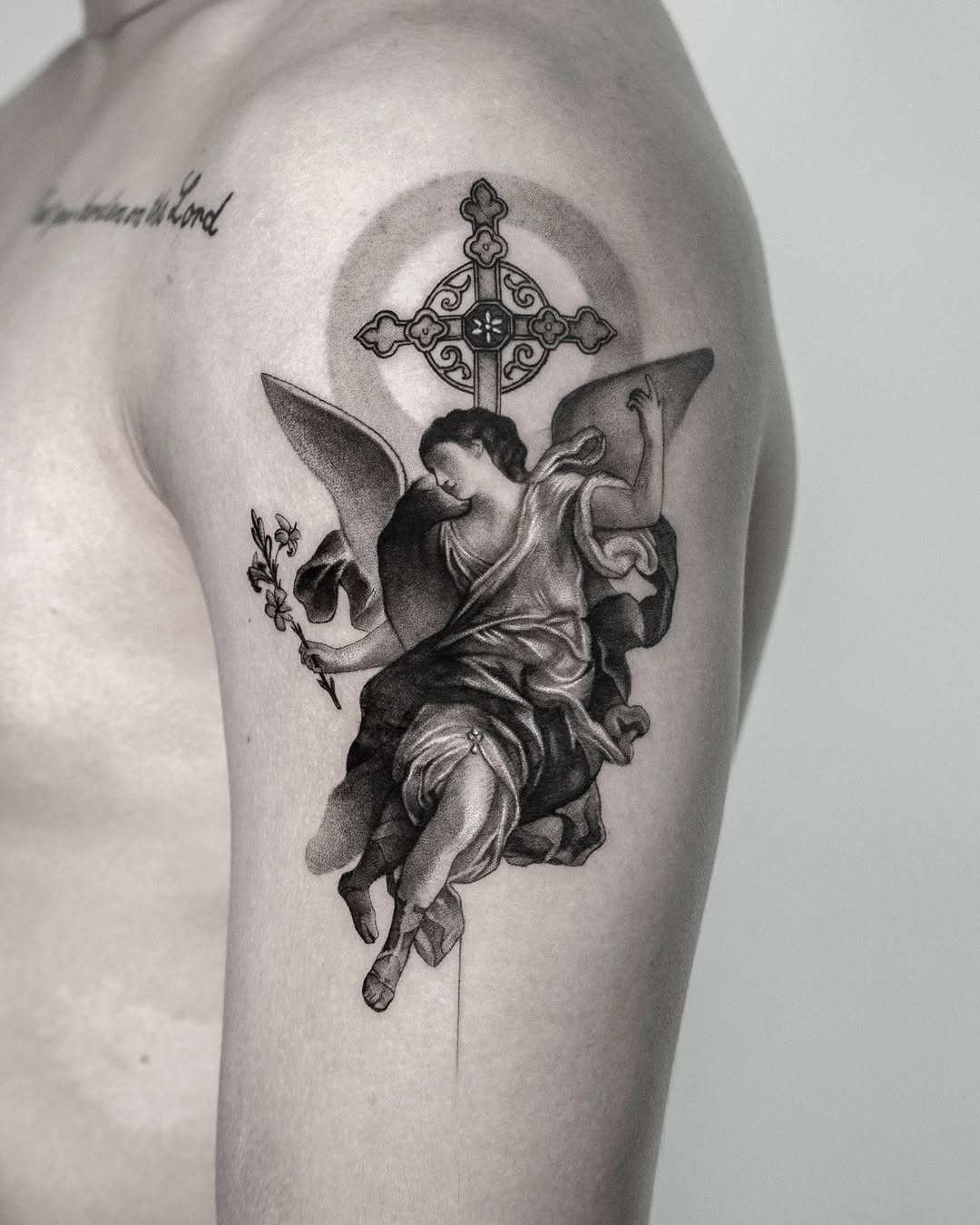 Tattoo by @lai.ink_ — realism, black_and_grey