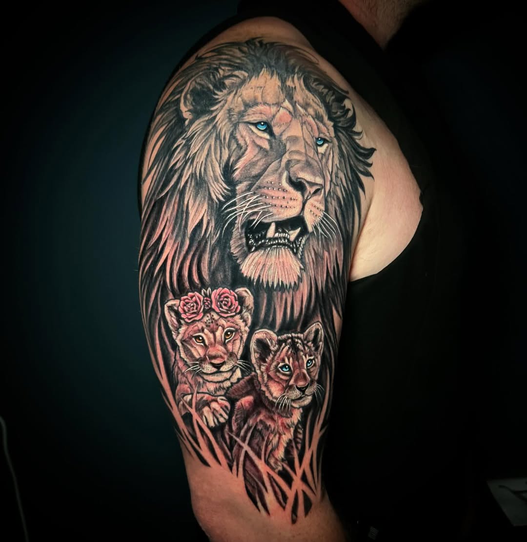 Tattoo by @wtc3art — realism, black_and_grey