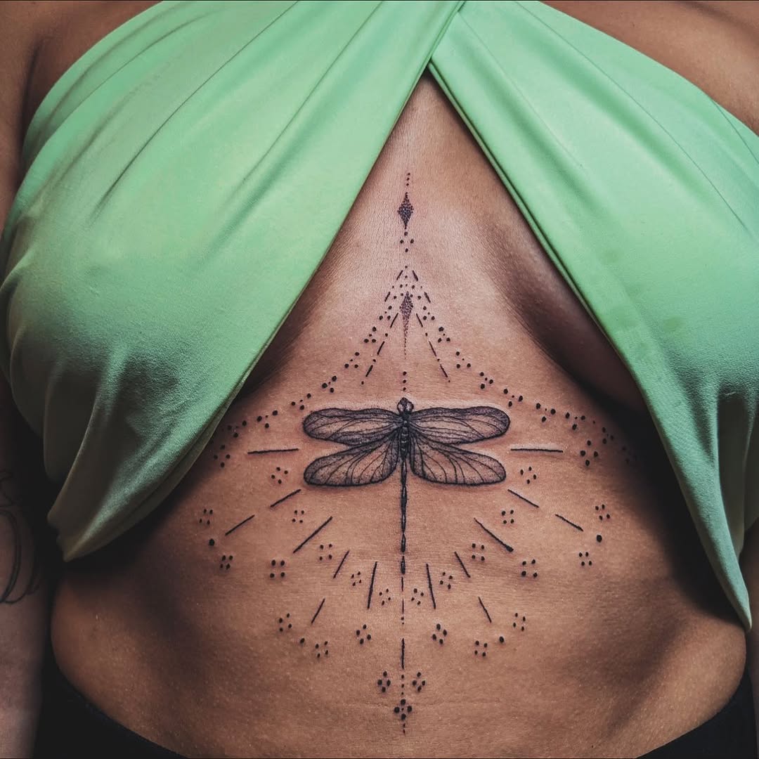 Tattoo by @tattooedbyaim — fine_line, dotwork