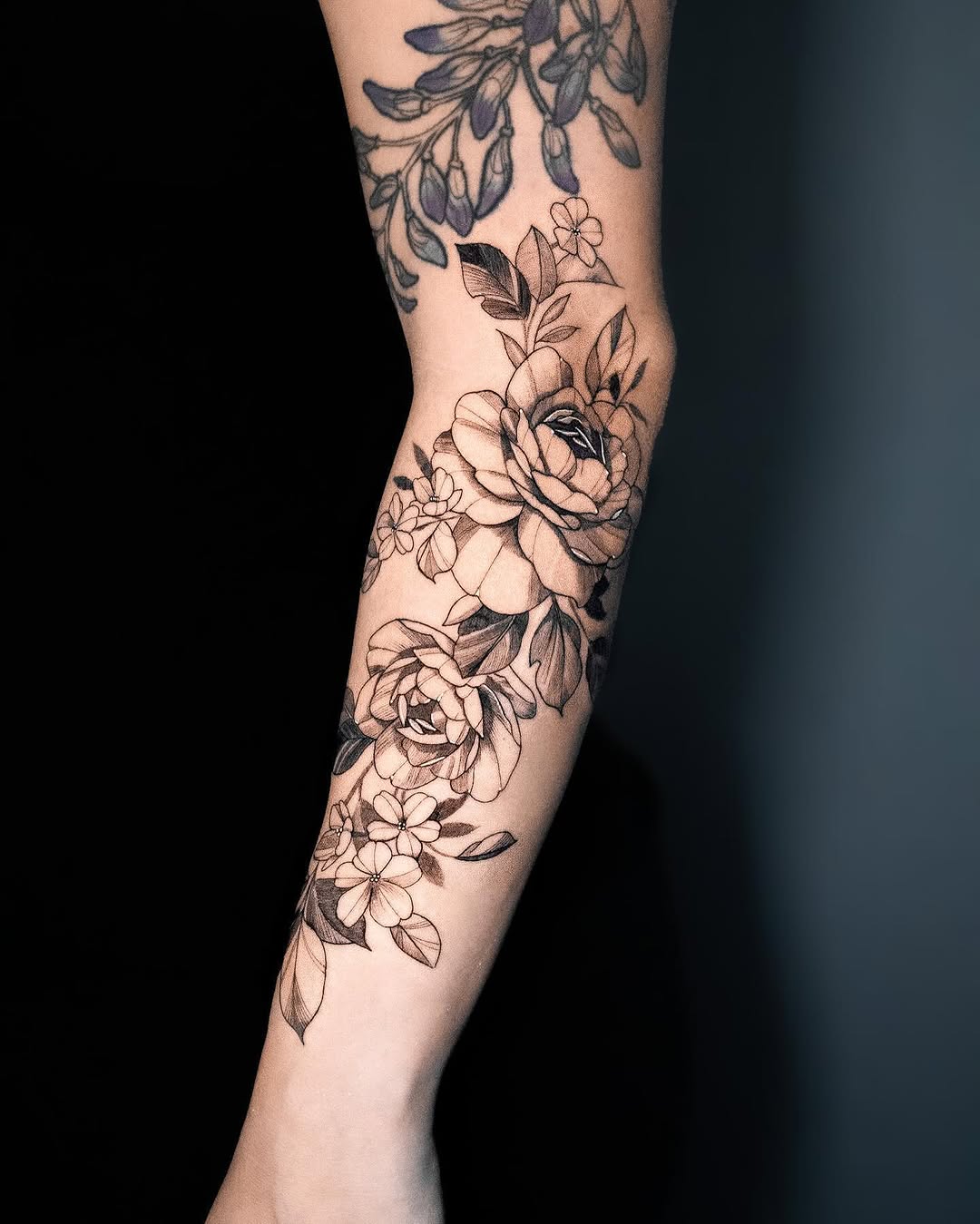 Tattoo by @karl_thetattoo_plug — black_and_grey