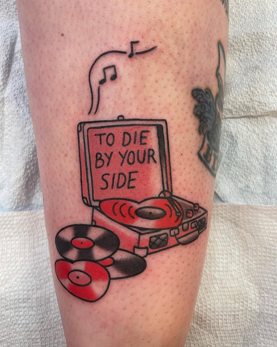 Tattoo by @amanda_deadly β american_traditional, lettering_script