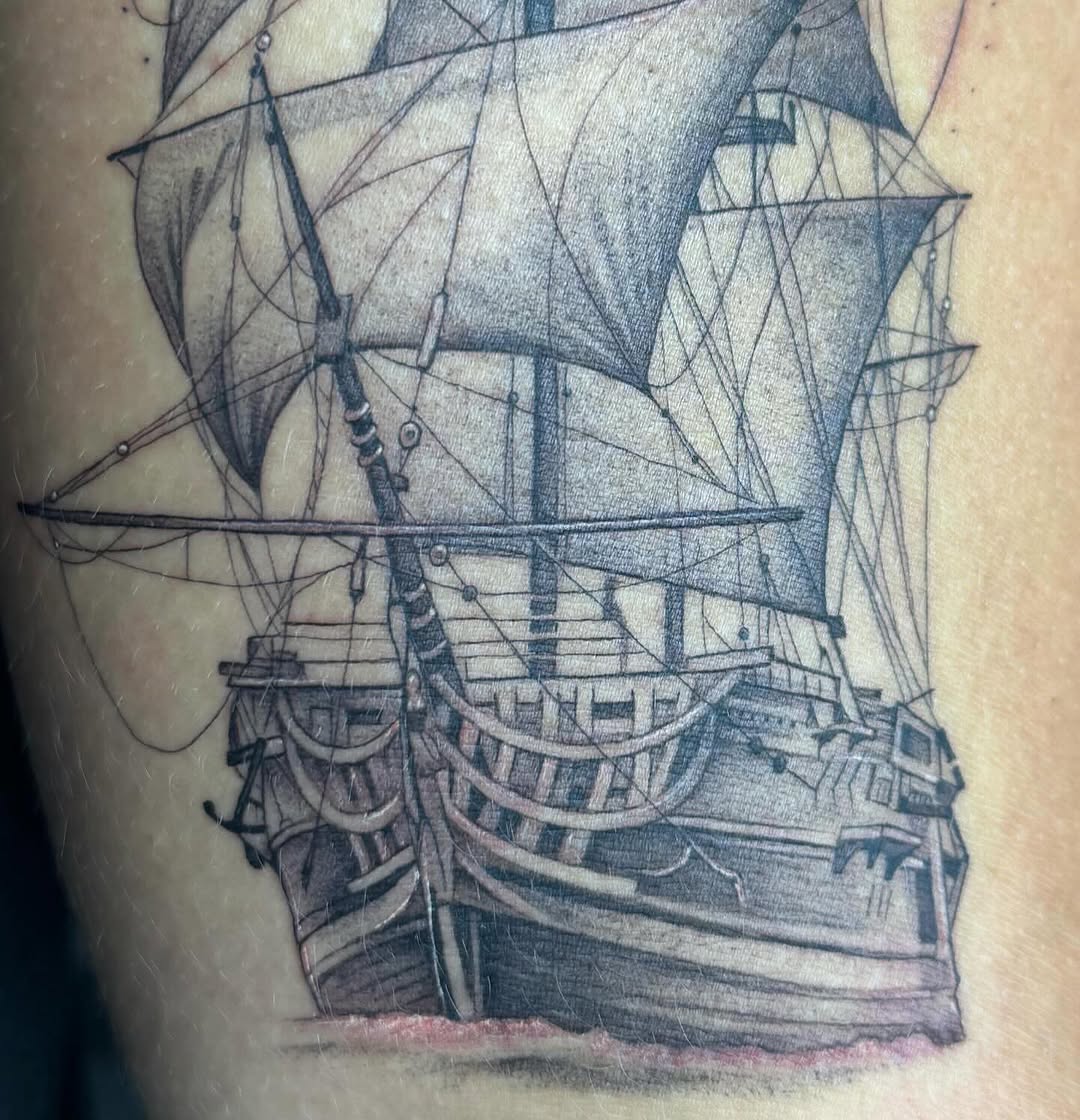 Tattoo by @raeanne.ink β black_and_grey, realism