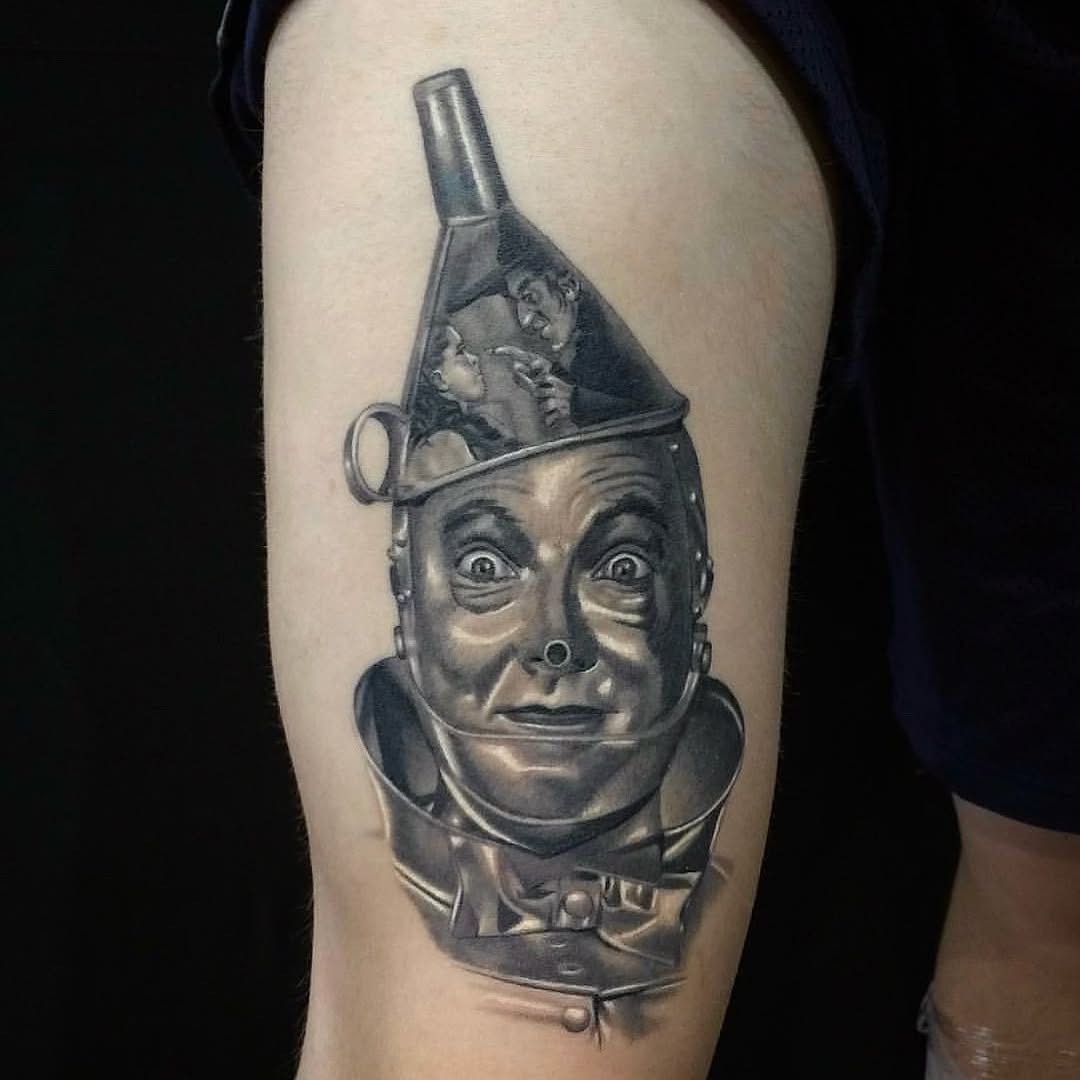 Tattoo by @dannydabstattoos — realism, black_and_grey