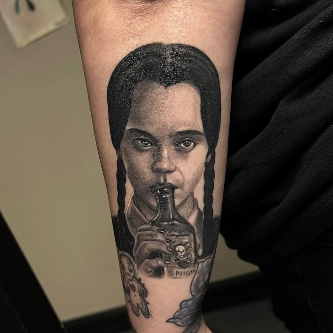 Tattoo by @dannydabstattoos — realism, black_and_grey