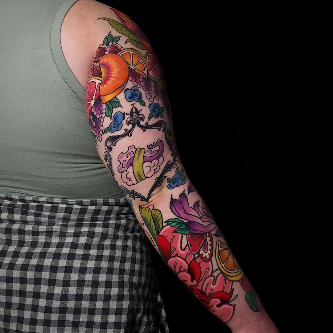 Tattoo by @yuhsintattoos โ new_school, illustrative