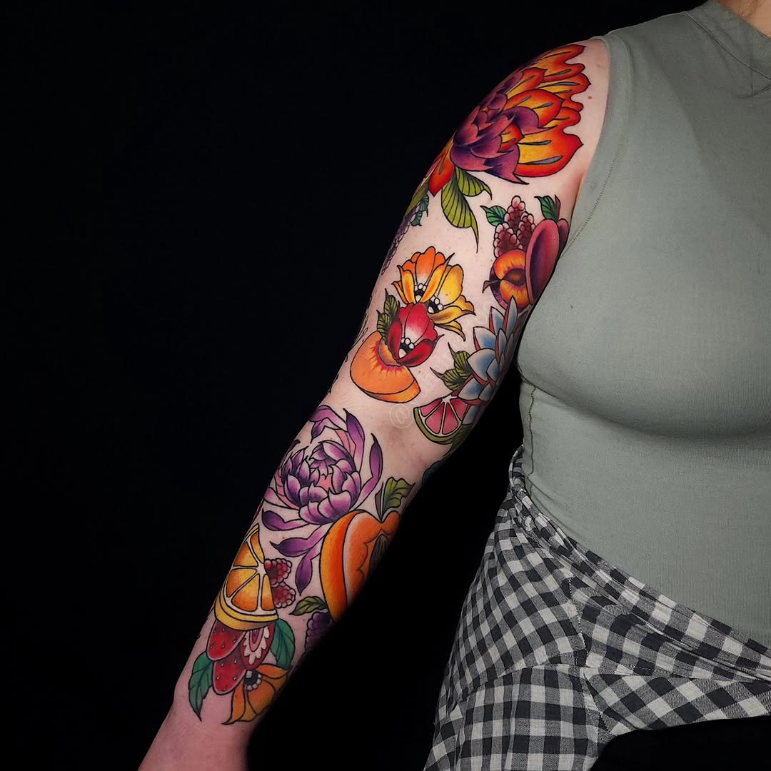 Tattoo by @yuhsintattoos โ neo_traditional, illustrative