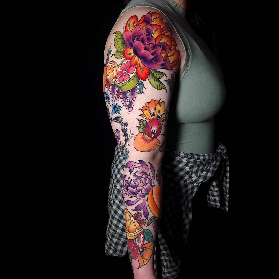 Tattoo by @yuhsintattoos โ neo_traditional, illustrative