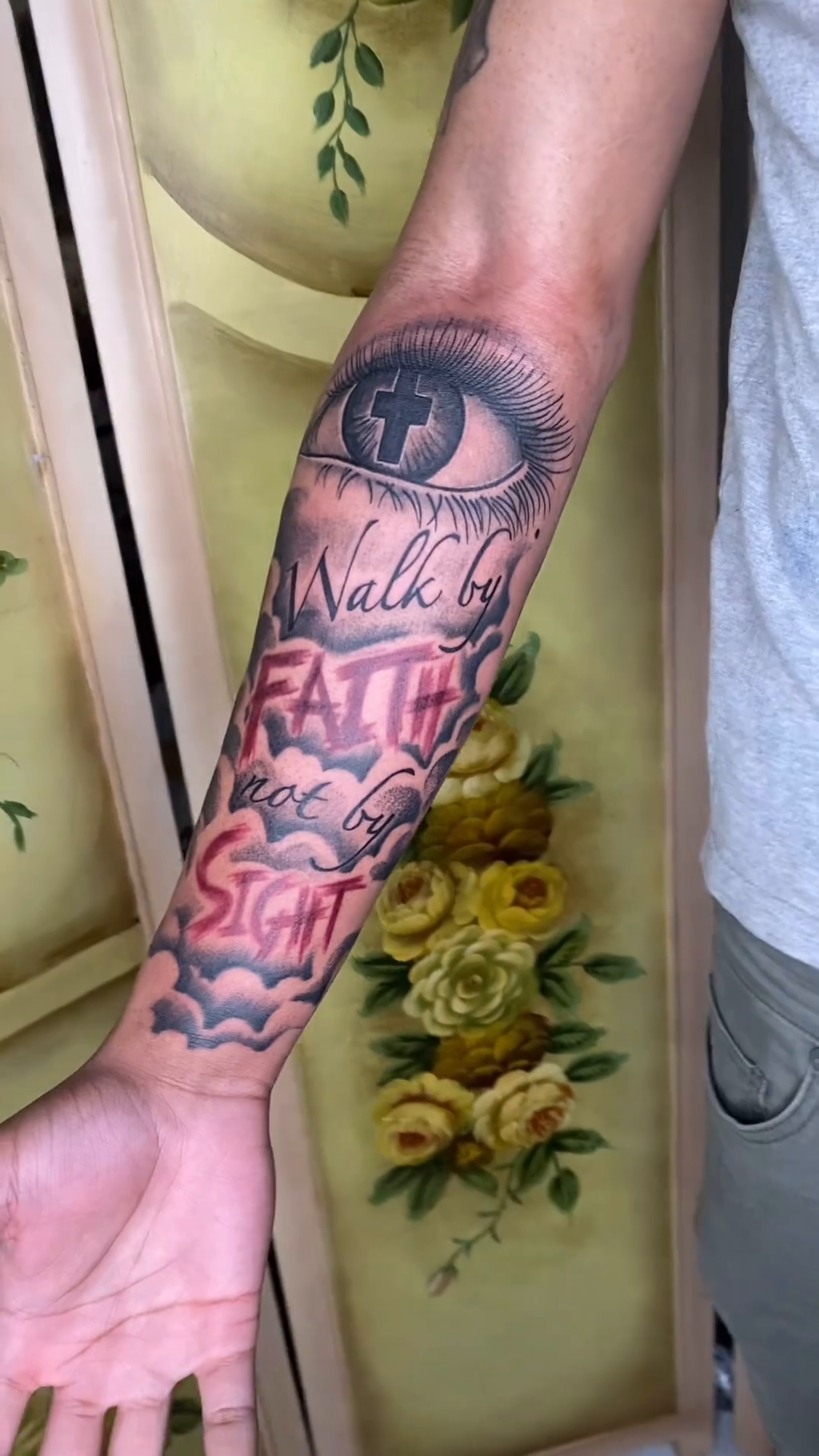 Tattoo by @laaysweetneedle._ — lettering_script, black_and_grey
