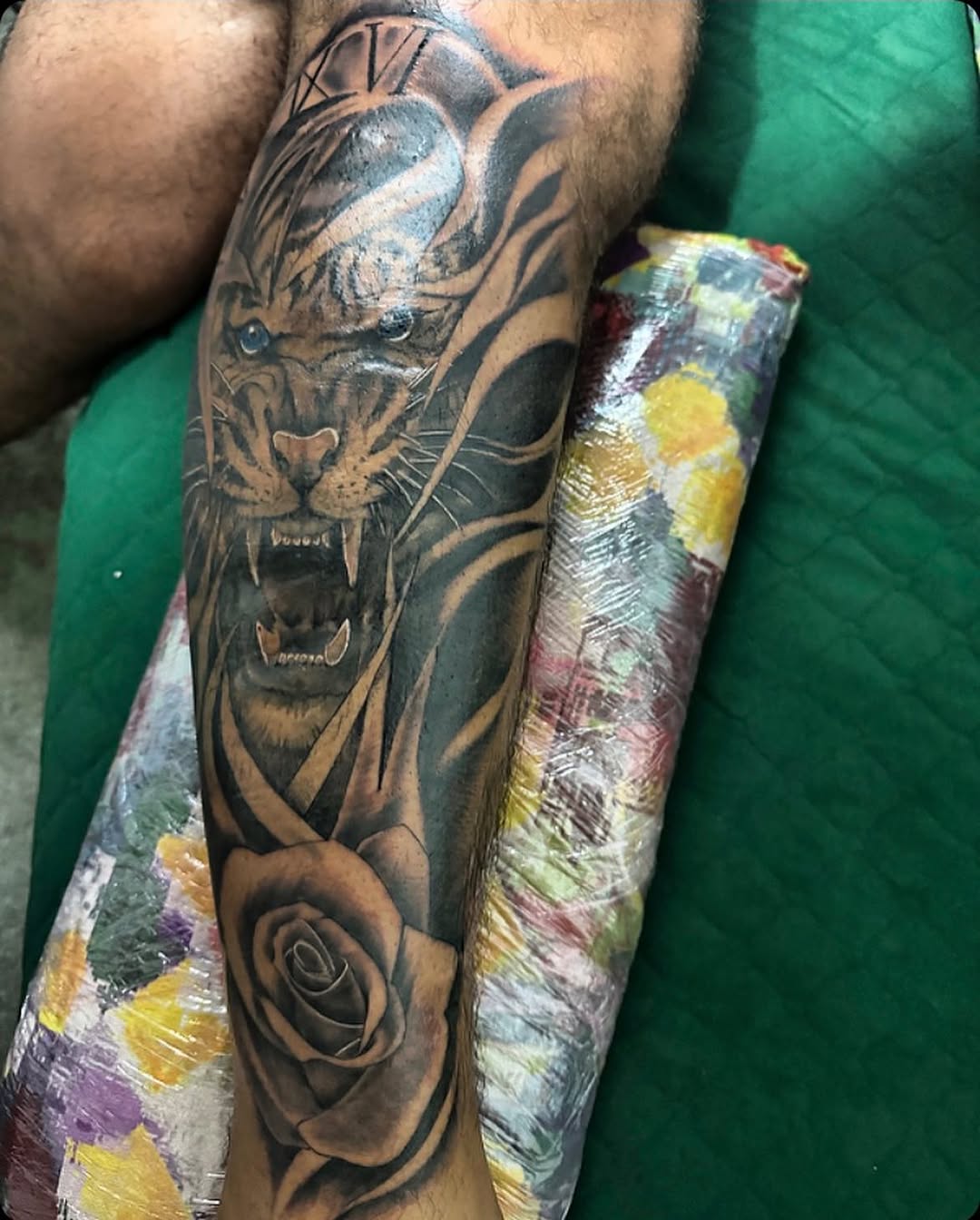 Tattoo by @merlin_inktattoo237 — realism, black_and_grey