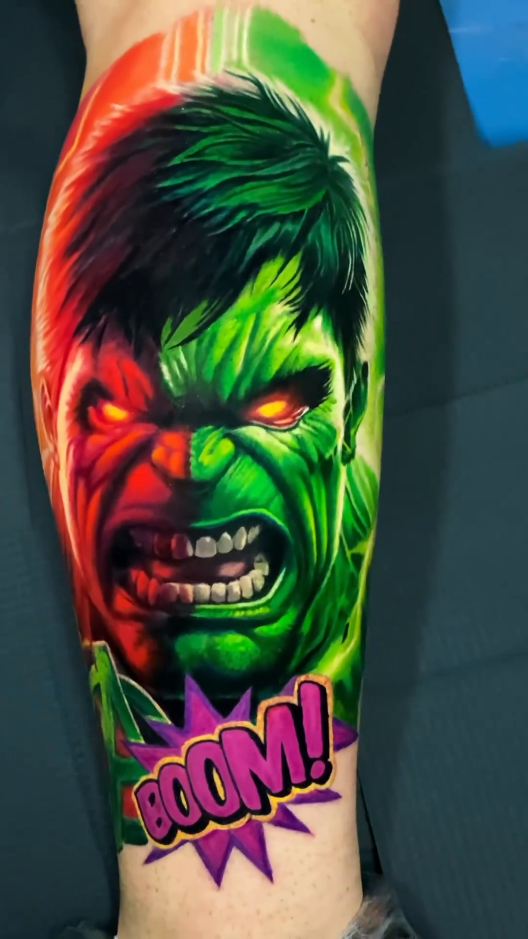 Tattoo by @atta.tattoo — realism, trash_polka