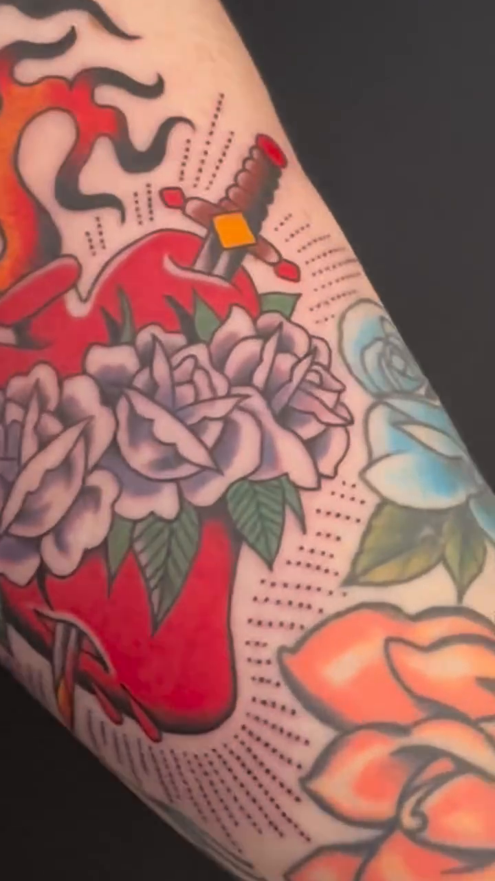 Tattoo by @stacyfevinger — american_traditional, neo_traditional