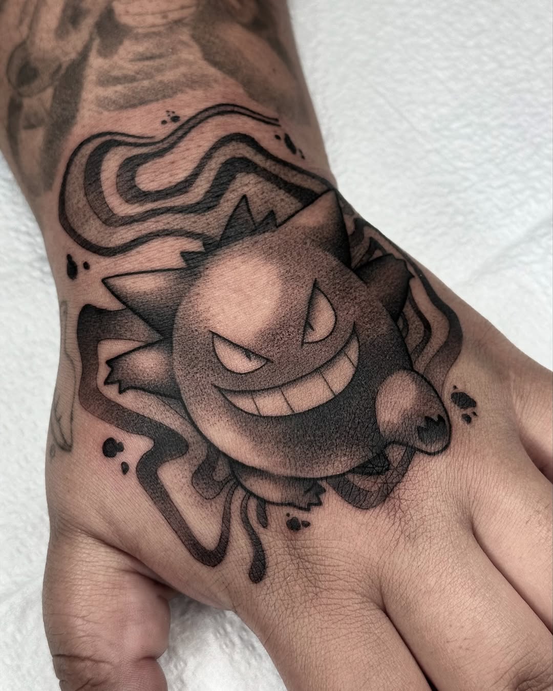 Tattoo by @carlosthebarloswarlos_ — black_and_grey, illustrative