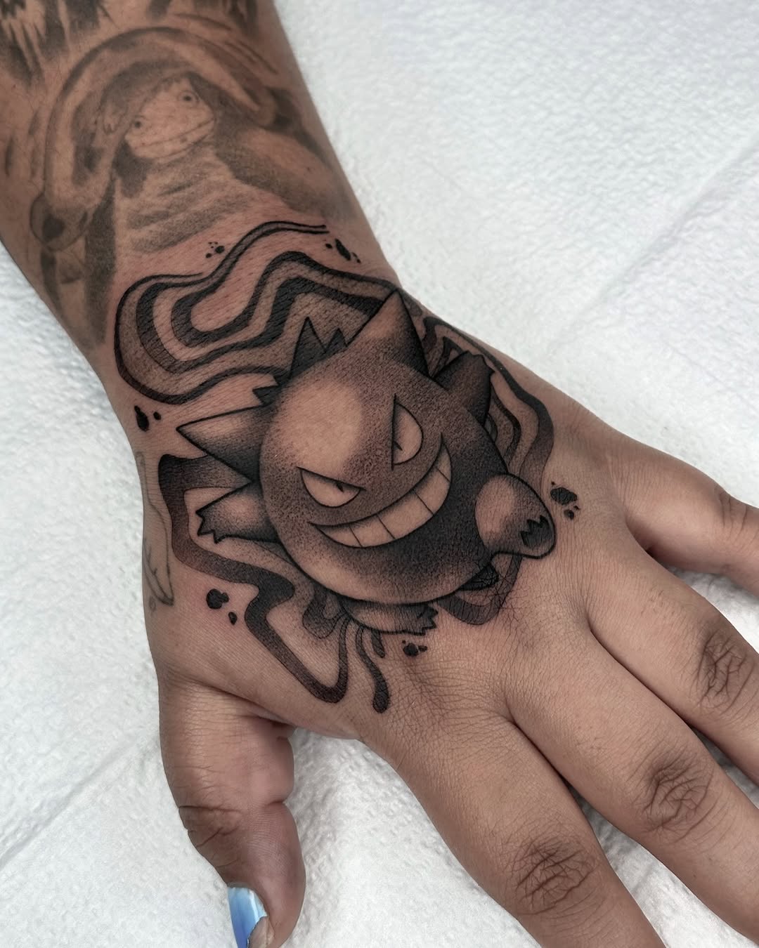 Tattoo by @carlosthebarloswarlos_ — black_and_grey, illustrative