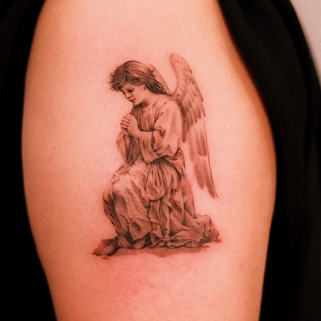 Tattoo by @houstontattoo.trish β realism, black_and_grey