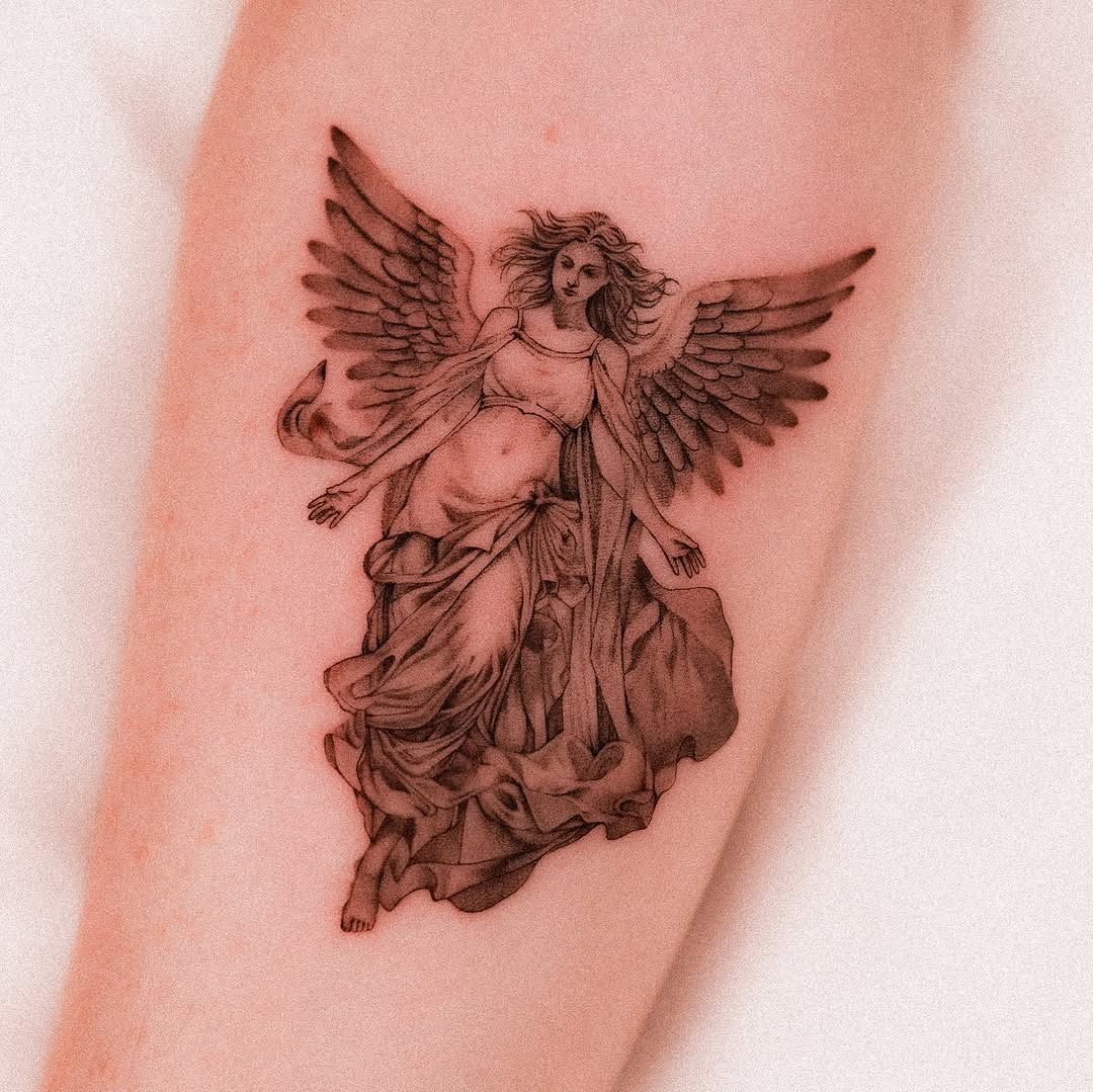 Tattoo by @houstontattoo.trish β realism, black_and_grey
